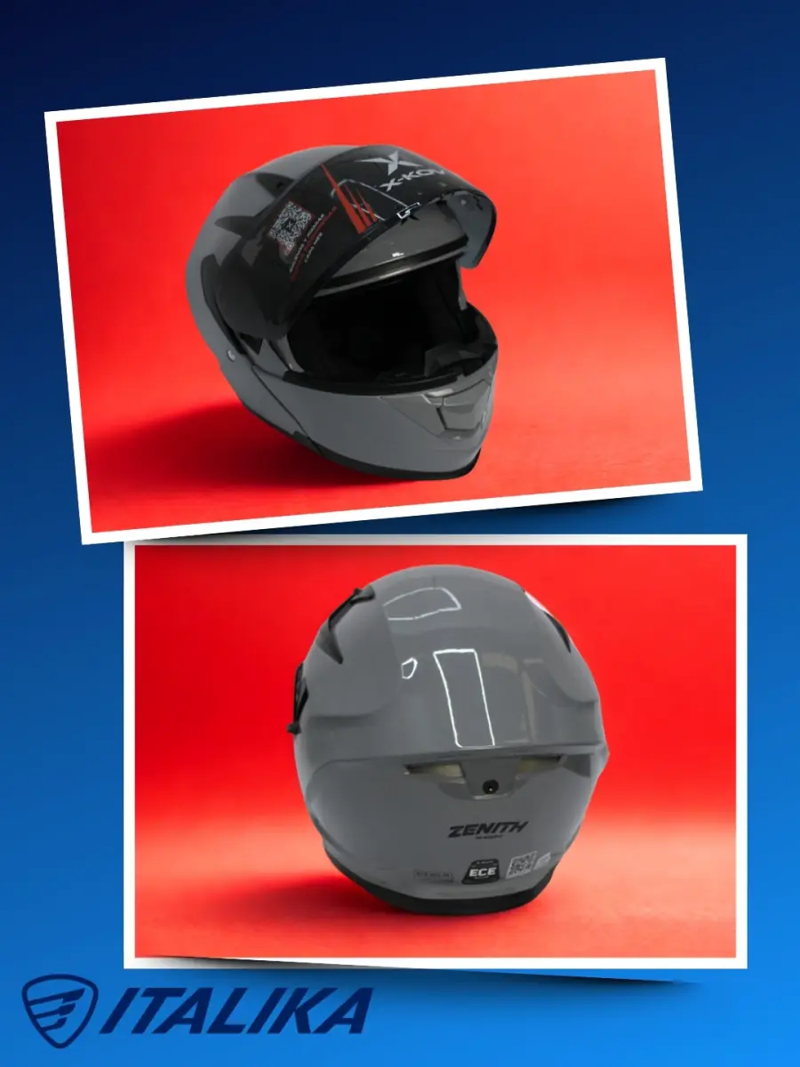 Casco Zenith X-100V gris