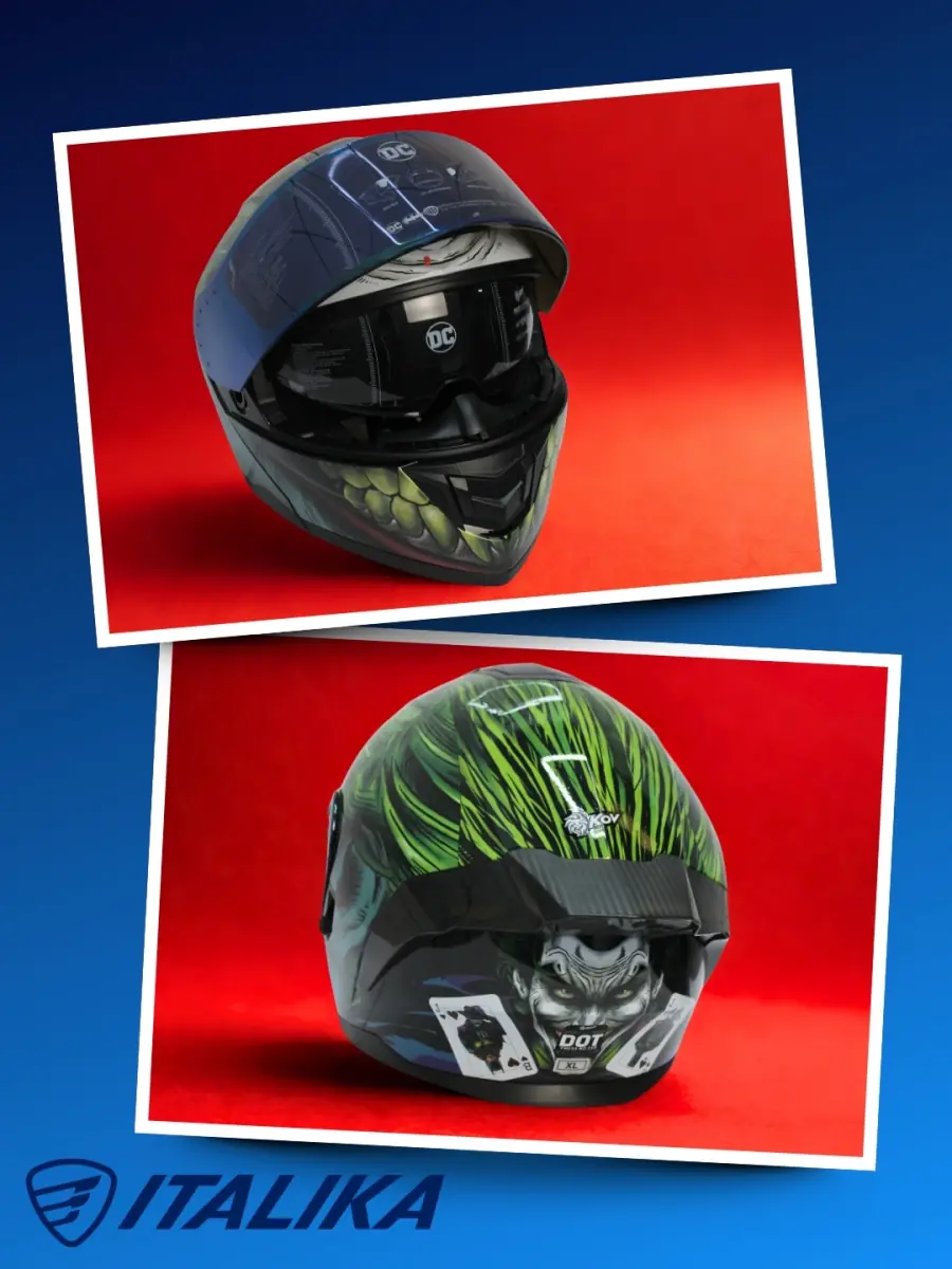 Casco temático del Guasón